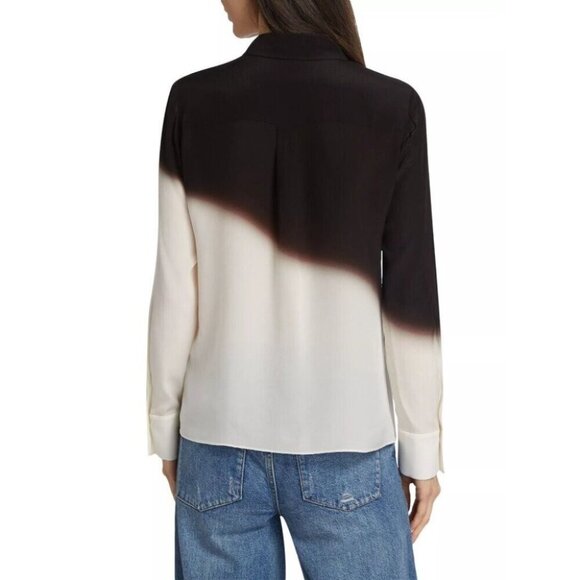 Alice + Olivia Brady Floral Silk Blouse Extra Large NWT $375 - Picture 6 of 14